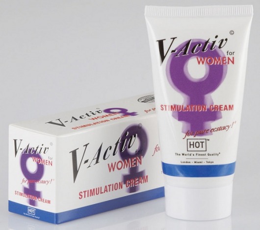 Стимулирующий крем для женщин V-activ - 50 мл. - HOT - купить с доставкой в Абакане