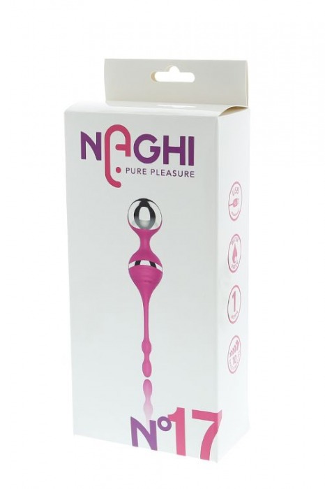 Розовый вагинальные шарики с вибрацией NAGHI NO.17 RECHARGEABLE DUO BALLS - Tonga