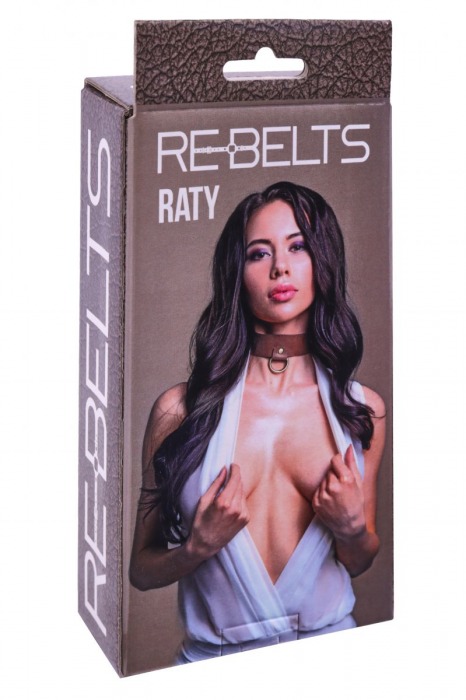 Ошейник Raty с маленьким колечком-креплением - Rebelts - купить с доставкой в Абакане