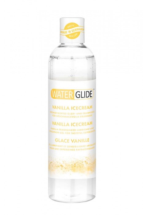 Лубрикант на водной основе с ароматом ванильного мороженого WATERGLIDE VANILLA ICECREAM - 300 мл. - Waterglide - купить с доставкой в Абакане