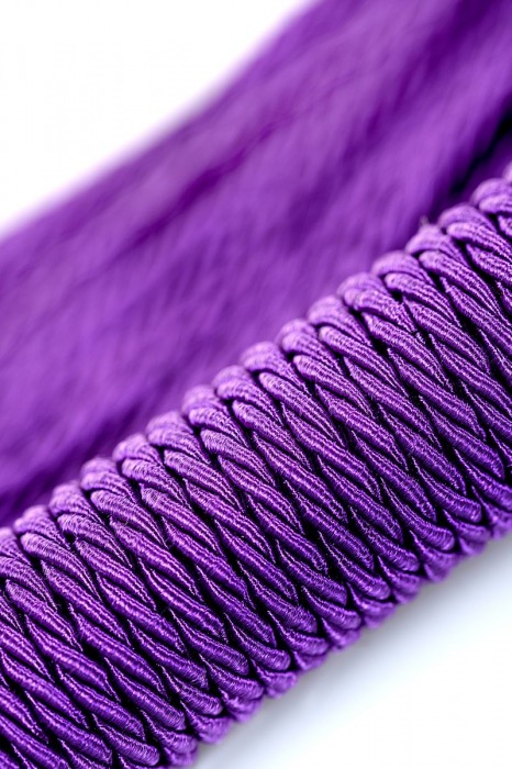 Сиреневый флоггер из веревки Theatre - 48,5 см. - ToyFa - купить с доставкой в Абакане