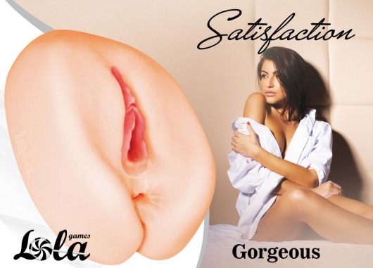 Мастурбатор с 2 тоннелями Satisfaction Gorgeous - Lola Games - в Абакане купить с доставкой