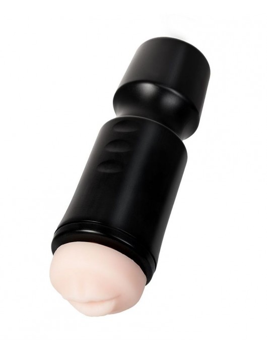 Мастурбатор-ротик A-Toys в черной колбе - A-toys - в Абакане купить с доставкой