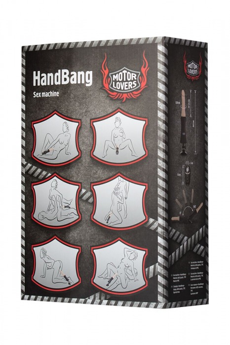 Секс-машина с телесной насадкой HandBang MotorLovers - ToyFa - купить с доставкой в Абакане