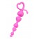 Розовая силиконовая анальная цепочка Sweety - 18,5 см. - ToyFa в Абакане Розовая силиконовая анальная цепочка Sweety - 18,5 см. - ToyFa