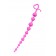 Розовая силиконовая анальная цепочка Long Sweety - 34 см. - ToyFa в Абакане Розовая силиконовая анальная цепочка Long Sweety - 34 см. - ToyFa