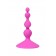 Розовая силиконовая анальная пробка Loverty - 8 см. - ToyFa в Абакане Розовая силиконовая анальная пробка Loverty - 8 см. - ToyFa