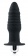 Черная ребристая вибровтулка с ограничителем - 9 см. - Sex Expert в Абакане Черная ребристая вибровтулка с ограничителем - 9 см. - Sex Expert