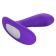 Фиолетовый вибромассажёр простаты Silicone Remote Pinpoint Pleaser - California Exotic Novelties - в Абакане купить с доставкой