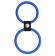 Синее двойное эрекционное кольцо Dual Rings Blue - Dream Toys - в Абакане купить с доставкой