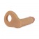 Телесная насадка для двойного проникновения The Ultra Soft Double 6.25 - 15,8 см. - Lovetoy - купить с доставкой в Абакане