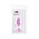 Фиолетовая акриловая анальная втулка - 8 см. - Toyfa Basic