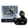 Черный вибратор-уточка I Rub My Duckie 2.0 Romance с золотистым принтом - Big Teaze Toys - купить с доставкой в Абакане