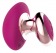 Ярко-розовый вибромассажер Couples Choice Massager - Orion