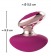 Ярко-розовый вибромассажер Couples Choice Massager - Orion