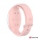 Голубой вибратор для пар с нежно-розовым пультом-часами Weatwatch Dual Pleasure Vibe - DreamLove