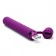Фиолетовый мини-вибратор Le Wand Baton с текстурированной насадкой - 11,9 см. - Le Wand