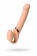 Телесный безремневой вибрострапон Vibrating Bendable Strap-On L - Strap-on-me - купить с доставкой в Абакане