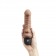 Кофейный вибратор-реалистик 6  Realistic Vibrator - 17 см. - PowerCocks