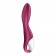 Малиновый вибромассажер для стимуляции G-точки Heated Thrill - 20,6 см. - Satisfyer купить в Абакане с доставкой в Orgasmix.ru Малиновый вибромассажер для стимуляции G-точки Heated Thrill - 20,6 см. - Satisfyer