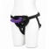 Фиолетовый поясной фаллоимитатор Strap on Harness   5in Dildo Set - 12,25 см. - Lux Fetish - купить с доставкой в Абакане
