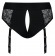 Черные трусики для насадок Diva Lingerie Harness - size M - Strap-on-me - купить с доставкой в Абакане