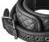Черный ошейник с поводком COLLAR LEASH DIAMOND - Dream Toys - купить с доставкой в Абакане