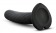 Черный анальный фаллоимитатор Twist Large - 17,78 см. - Blush Novelties
