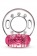 Розовое эрекционное виброкольцо Arouser Vibrating C-Ring - Blush Novelties