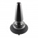 Черная анальная вибропробка Advanced Metal Plug - 13,8 см. - Evolved