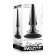 Черная анальная вибропробка Advanced Metal Plug - 13,8 см. - Evolved