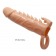 Телесная удлиняющая насадка Penis Sleeve Emmitt - 17 см. - Baile - в Абакане купить с доставкой