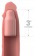 Телесная насадка-удлинитель 3 Inch Silicone Mega X-tension - 22,9 см. - Pipedream - в Абакане купить с доставкой