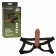 Коричневый фаллопротез Life-Like Extension with Harness - 17,75 см. - California Exotic Novelties - купить с доставкой в Абакане