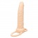 Телесная перезаряжаемая вибронасадка для двойного проникновения Rechargeable Dual Penetrator - California Exotic Novelties - купить с доставкой в Абакане