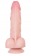 Телесный реалистичный фаллоимитатор My Dainty - 20,5 см. - ToyFa