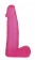 Розовый фаллоимитатор средних размеров XSKIN 6 PVC DONG - 15 см. - Dream Toys