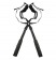 Чёрный бондажный комплект Romfun Sex Harness Bondage на сбруе - Romfun - купить с доставкой в Абакане