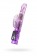 Фиолетовый вибратор High-Tech fantasy с клиторальным лепестком - 21 см. - A-toys