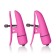 Розовые зажимы на соски с вибрацией Nipple Play Nipplettes - California Exotic Novelties - купить с доставкой в Абакане