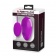 Лиловое виброяйцо с удобным пультом управления вибрацией - Baile в Абакане Лиловое виброяйцо с удобным пультом управления вибрацией - Baile