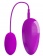 Лиловое виброяйцо с удобным пультом управления вибрацией - Baile в Абакане Лиловое виброяйцо с удобным пультом управления вибрацией - Baile